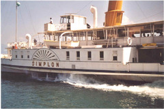 Simplon, Steam Ship, Lake Geneva