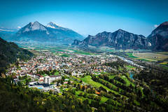 Bad Ragaz Village Aerial