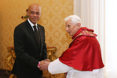 Micky with Ratzinger