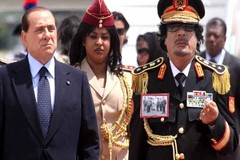 Gaddafi, Belrusconi