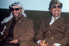 Libya Gaddafi, PLO Arafat 1977